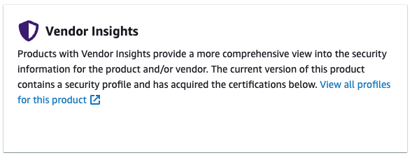 StackRef Vendor Insights from Amazon